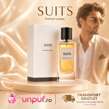 Parfum Arăbesc Suits Fragrance World 100 ml, Apă de Parfum Unisex, Damă și Bărbat, Aromă Oriental Lemnoasă Elegantă cu Coriandru, Frunză de Violetă, Bergamotă, Lăcrămioare, Piper Negru, Trandafir, Ambră Cenușie, Patchouli și Vanilie Bourbon - Img 10