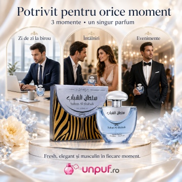Parfum Arăbesc Sultan Al Shabab Ard Al Zaafaran 100 ml, Apă de Parfum Bărbat, Aromă Oriental Condimentată, Inspirat Invictus Aqua - Img 6
