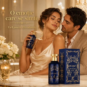 Parfum Arăbesc The Myth Maison Alhambra EDP 100 ml Unisex, Inspirat A Song For The Rose Gucci, Aromă Floral Lemnos Mosc cu Cimbru, Trandafir Bulgăresc, Șofran, Iasomie, Iris, Trandafir, Ambră, Mosc și Vanilie - Img 5