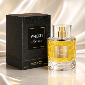Parfum Arăbesc Whiskey Intense Fragrance World 100 ml, Apă de Parfum Unisex, Damă și Bărbat, Aromă Oriental Băuturi Fine, Inspirat Old Fashioned