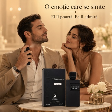 Parfum Arăbesc Yeah! Man Parfum Maison Alhambra EDP 100 ml Bărbat, Inspirat Y Le Parfum Yves Saint Laurent, Aromă Oriental Fougère Ambrată cu Măr, Aldehide, Grepfrut, Ghimbir, Salvie, Lavandă, Mușcată, Tonka, Cedru, Olibanum și Paciuli - Img 5