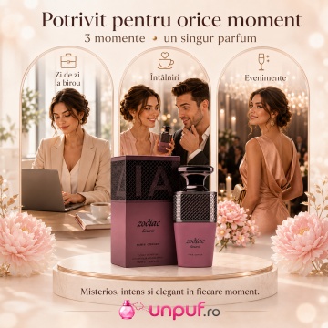 Parfum Arăbesc Zodiac Lunaris Paris Corner 100 ml, Apă de Parfum Unisex, Damă, Bărbat, Aromă Oriental Ambrată, Condimentată și Misterioasă - Img 6