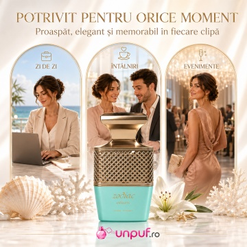 Parfum Arăbesc Zodiac Solmaris Paris Corner 100 ml, Apă de Parfum Unisex, Damă și Bărbat, Aromă Fresh Solară, Inspirat Aqua Pour Homme Marine Tonic - Img 6