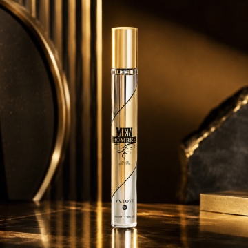 Parfum Bărbat Men Hombre 35 ml V.V. Love, Apă de Toaletă, Inspirat de 1 Million Rabanne, Aromă Cald Condimentată cu Mandarină Sângerie, Grapefruit, Mentă, Scorțișoară, Trandafir, Ambră, Pielărie, Note Lemnoase și Paciuli Indian - Img 2