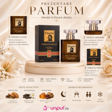 Parfum Charuto Tobacco Vanille Pendora Scents 100 ml, Apa De Parfum, Barbati - Img 3