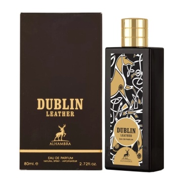 Parfum Dublin Leather Maison Alhambra 80 ml, Apa De Parfum, Unisex - Img 5