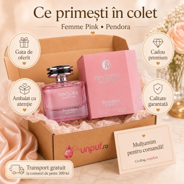 Parfum Femme Pink Pendora Scents 100 ml, Apa De Parfum, Femei - Img 4