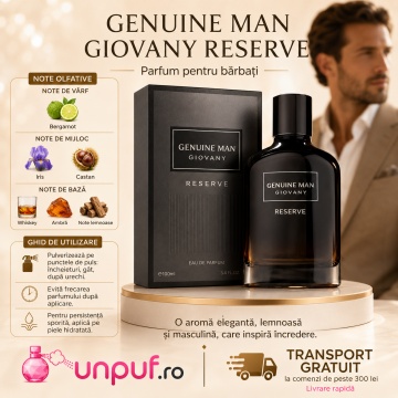 Parfum Genuine Man Giovany Society Fragrance World 100 ml, Apa De Parfum, Barbati - Img 9