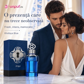 Parfum Khafaya Blue Eau de Parfum 100ml, tip arăbesc, Bărbat - Img 5