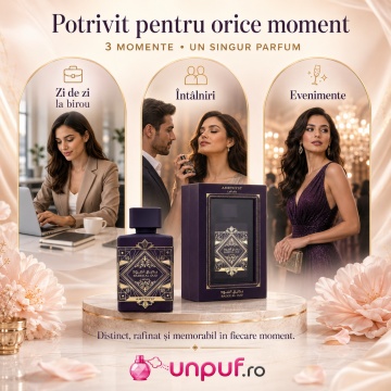 Parfum Lattafa Badee Al Oud Amethyst 100 ml – Parfum Arabesc, parfum arăbesc, edp, Unisex, Damă, Bărbat - Img 7