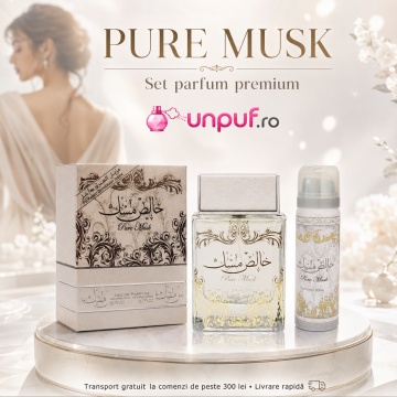 Parfum Lattafa Pure Musk 100 ml + Deo, Damă - Img 10