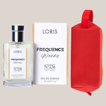 Parfum Loris Frequence de Barbat E-236 Lemnos, 50 ml si Gentuta Parfumuri