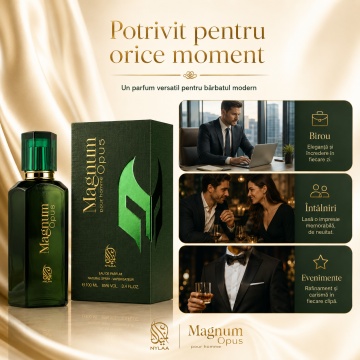 Parfum Magnum Opus Nylaa 100 ml, Apa De Parfum, Barbati - Img 6