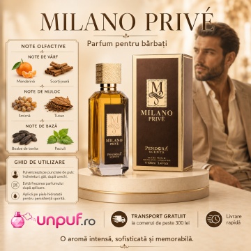 Parfum Milano Prive Pendora Scents 100 ml, Apa De Parfum, Barbati - Img 9