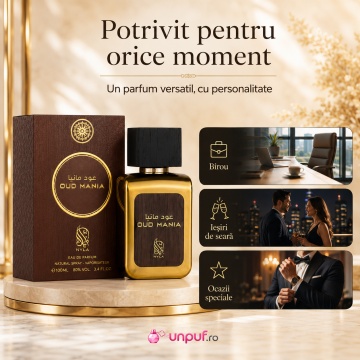 Parfum Oud Mania Nylaa 100 ml, Apa De Parfum, Unisex - Img 6