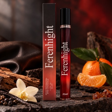 Parfum pentru barbati Ferenhight V.V. Love, 35 ml, aroma vanilata ozonica condimentata, piele intoarsa, lemn dulce, mandarina siciliana, frunze de violeta, rom, coriandru, chimion si vanilie de Bourbon