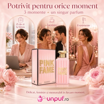 Parfum Pink Fame Fragrance World 100 ml, Apa De Parfum, Femei - Img 6