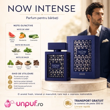 Parfum Rave Now Intense 100 ml, parfum arăbesc, edp, Bărbat - Img 9
