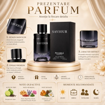 Parfum Saviour Pendora Scents 100 ml, Apa De Parfum, Barbati - Img 3