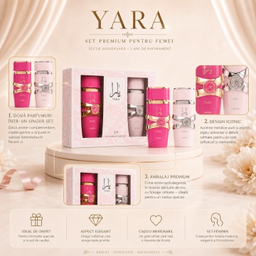 Parfum Set Lattafa Yara 2X100 ml, Damă - Img 5