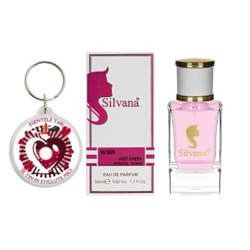 Parfum Silvana Lost Chery Oriental Floral unisex parfum W369, 50 ml, pentru damă - Img 6