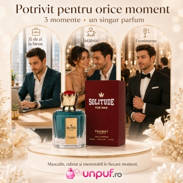 Parfum Solitude For Man Pendora Scents 100 ml, Apa De Parfum, Barbati - Img 6