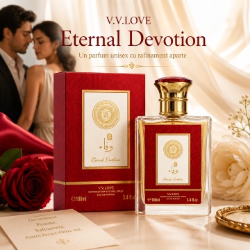 Parfum V.V. Love Eternal Devotion Eau de Parfum 100 ml Unisex, Aromă Elegantă, Caldă și Rafinată, Potrivită pentru Damă și Bărbat - Img 7