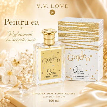Parfum V.V. Love Golden Dew, Apă de Parfum Damă, 100 ml - Img 2