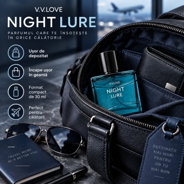 Parfum V.V. LOVE Night Lure, parfum barbatesc, 30 ml - Img 5
