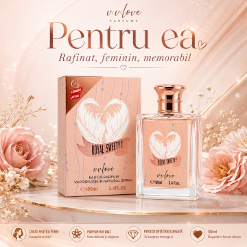 Parfum V.V. Love Royal Sweety, Apă de Parfum Damă, 100 ml, Inspirat din Olympéa Rabanne - Img 2
