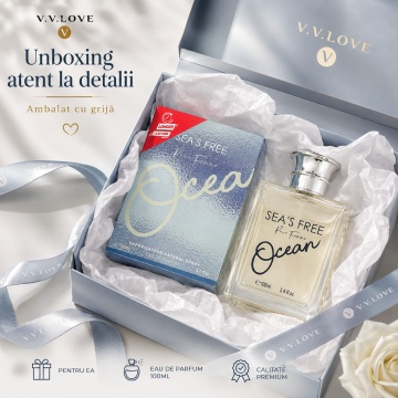 Parfum V.V. Love Sea’s Free Pour Femme Ocean, Apă de Parfum Damă, 100 ml - Img 6