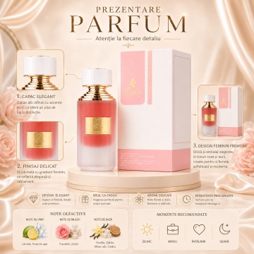 Parfum Vanilla And Roses Emir 75 ml, Apa De Parfum, Femei - Img 3