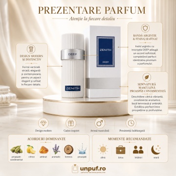 Parfum Zenith Deep Extrait de Parfum 100ml, tip arăbesc, Bărbat - Img 3