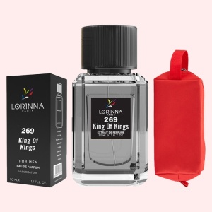Set Apă de Parfum Lorinna Paris Parfum King of Kings, 50 ml, de Bărbat si Gentuță Parfumuri