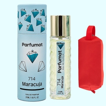 Set Apa de parfum Parfumat 714 Maracuja, Unisex, 35 ml si Gentuta cosmetice