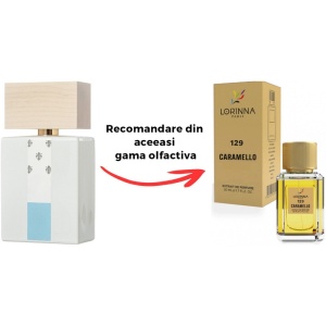 Set Extract de Parfum Lorinna Paris Parfum Caramello, Unisex Damă Bărbat, 50 ml si Gentuță Parfumuri - Img 2
