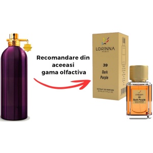 Set Extract de Parfum Lorinna Paris Parfum Dark Purple, 50 ml, Unisex Damă Bărbat si Gentuță Parfumuri - Img 2