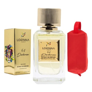Set Extract de Parfum Lorinna Paris Parfum Darkman, 50 ml, Unisex Damă Bărbat si Gentuță Parfumuri