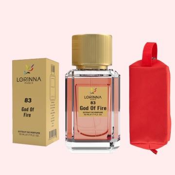 Set Extract de Parfum Lorinna Paris Parfum God of Fire, Femei, 50 ml, Gentuta Parfumuri