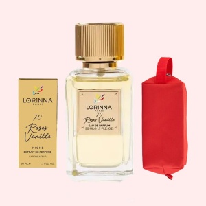 Set Extract de Parfum Lorinna Paris Parfum Roses Vanille, 50 ml, Unisex Damă Bărbat si Gentuță Parfumuri