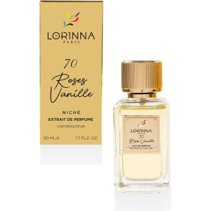 Set Extract de Parfum Lorinna Paris Parfum Roses Vanille, 50 ml, Unisex Damă Bărbat si Gentuță Parfumuri - Img 3