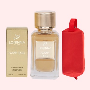 Set Extract de Parfum Lorinna Paris Parfum Wood Sage, 50 ml, Unisex Damă Bărbat si Gentuță Parfumuri