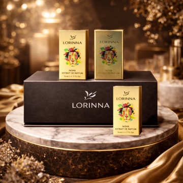 Set parfum Lorinna Paris Cocaine & Angel Share & Vanilla Gold, 3 x 50 ml, Cutie cadouri parfum premium - Img 5