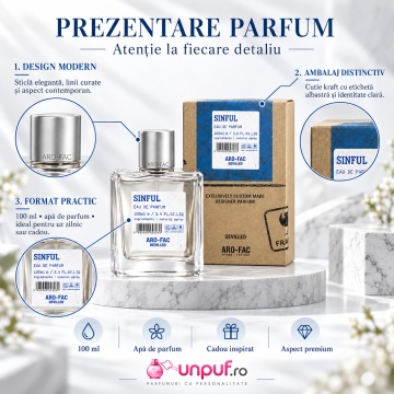 Sinful, Aro Fac parfum barbati , EDP,100 ml - Img 2