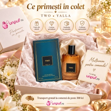 Two, Yalla parfum unisex inspirat de Jean Paul Gaultier 2, EDP, 50 ml - Img 4