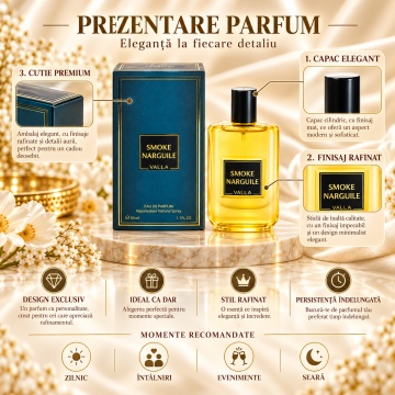 YALLA Smoke Narguile – Parfum 50 ml, unisex - Img 3