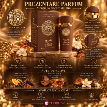 Al Fakhr Perfumes Aswad Bourbon – Parfum EDP 100 ml, bărbați - Img 3