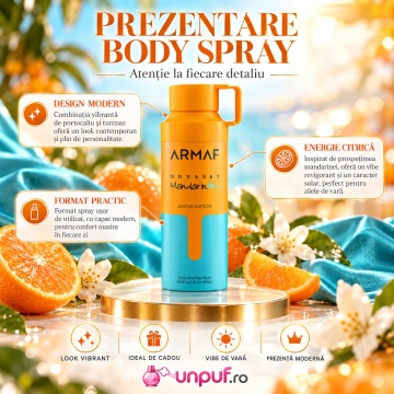 Armaf Deodorant Odyssey Mandarin Sky – Parfum 200 ml - Img 2