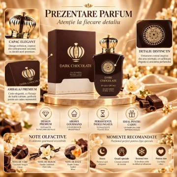 Gulf Orchid Dark Chocolate – Parfum EDP 100 ml, unisex - Img 3
