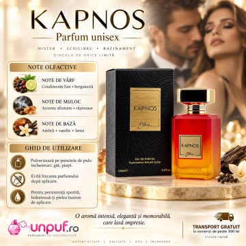 Kapnos, Ether x Marhaba, parfum unisex, ADN propriu, EDP, 100ml - Img 9